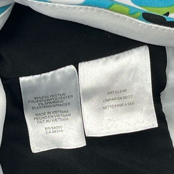 Jones New York Dress Sleeveless Knee Length V Neck Back Stretch 12 Twee Romantic - Picture 5 of 5